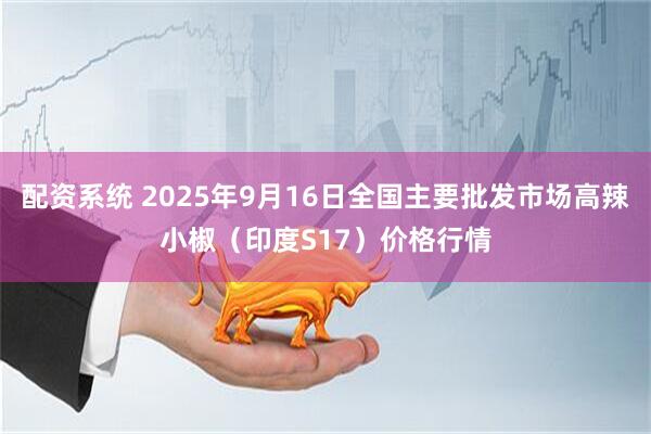 配资系统 2025年9月16日全国主要批发市场高辣小椒（印度S17）价格行情